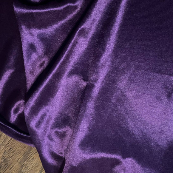 Hailey Logan by Adrianna Papell One Shoulder Purple Cocktail Dress Size Small - Picture 7 of 7